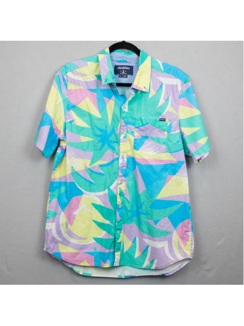 Chubbies The Friday bright pastel retro style shirt-L